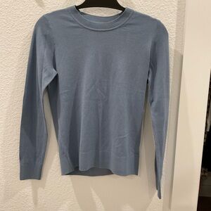 Quince lightweight cotton cashmere crew sweater